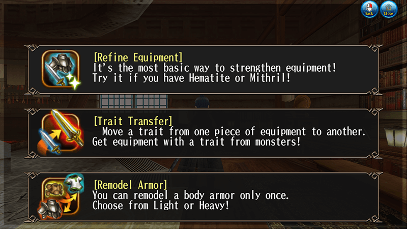 Trait Transfer UI